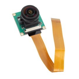 for Raspberry Pi 5/Zero Camera Module, 5MP 1080P HD Camera with OV5647 Sensor, 175° Wide Angle, Camera Board with 15CM Ribbon Cable, 3.6MM Lens, Manual Focus