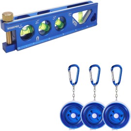 WORKPRO Torpedo Level and WORKPRO 3-Pack Measuring Tape for Body