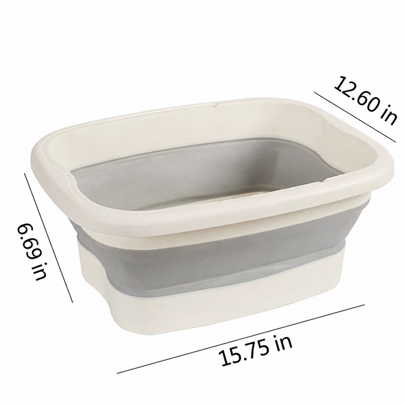 Foldable Foot Bath Basin for Home & Travel – Portable