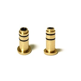 OuyiTrade 2pcs Gas Refill Adapter Compatible with Antique Dunhil's & Ronson Lighters, Brass