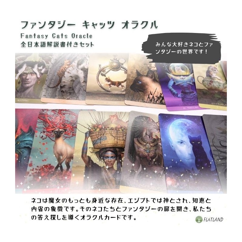 Fantasy Cats Oracle Barbieri Fantasy Cats Oracle [Japanese Instruction Manual