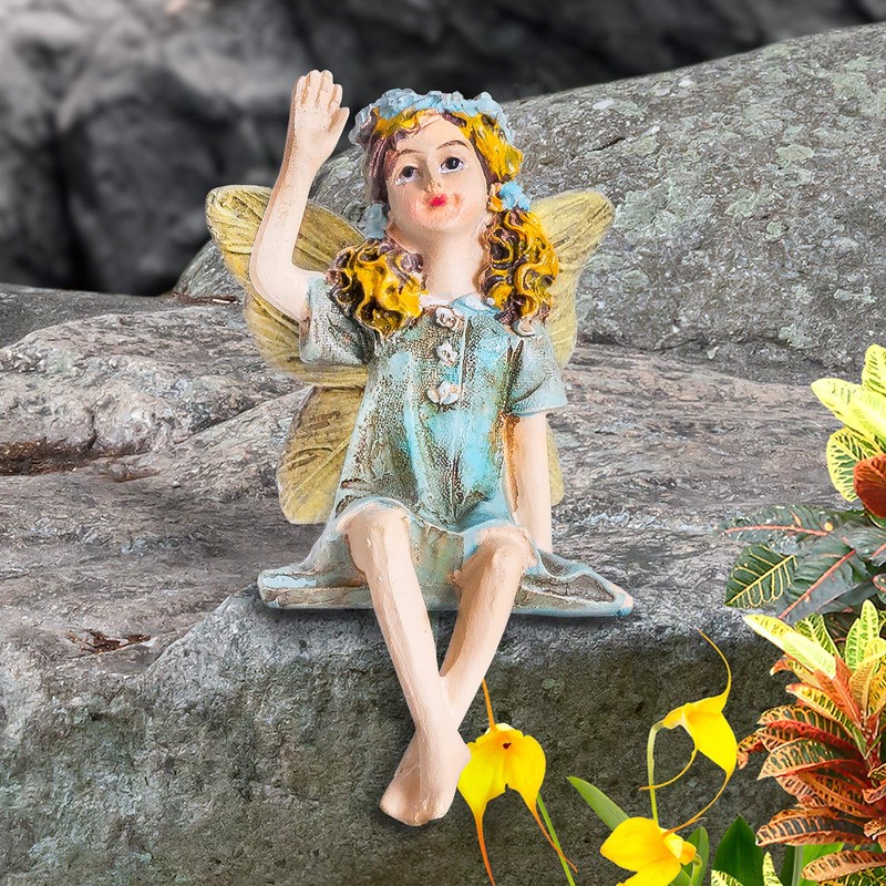 GloBrite Set of 6 Mini Fairies - Garden Outdoor Ornaments