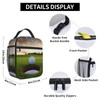 HKHEHOP Fun Golf Lunch Bag Insulated Reusable Lunch Box Lunch