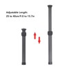 Universal Carbon Fiber Extension Pole Center Column 2 Section Extendable