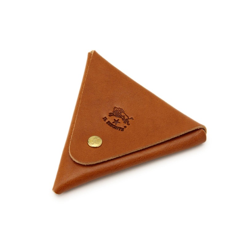 IL BISONTE Coin Case, Coin Purse, Leather, Genuine Leather, Cowhide,