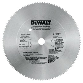 DEWALT Circular Saw Blade, 7 1/4 Inch, 140 Tooth, Wood Cutting (DW3326)