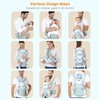 Multifunctional Breathable Baby Carrier with Hip Seat Lumbar Support Waist