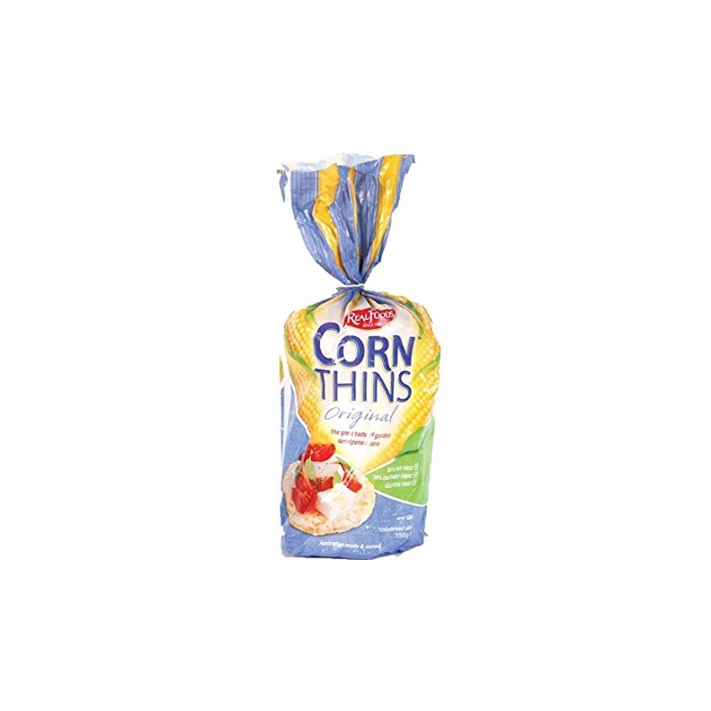 Real Foods | Corn Thins - Original | 3 x