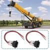 ECSiNG 2pcs KCD4 6 Pin Waterproof Switch with Instant Polarity