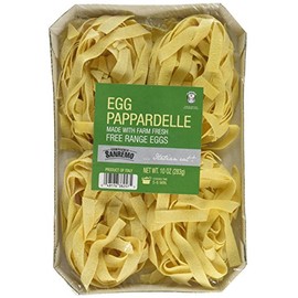 Compagnia Sanremo San Remo Italian Egg Pappardelle Pasta - Non-Gmo, Free Range Egg Traditional Pappardelle - 10 Oz (Pack Of 1) - Product Of Italy