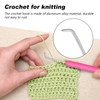 Aulley 1 Set Needle + Hook Crochet for Knitter Knitting