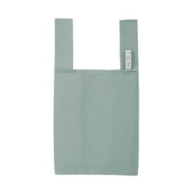 MOTTERU Kururito Daily Bag, Smoke Blue | Eco Bag, Stylish, Foldable, Compact, Cloth, Cute, Outdoor Gift