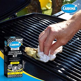 Carbona Oven Rack & Grill Cleaner | Eliminates Thick Grease & Build-Up | Griddle & BBQ Cleaning Solution | 16.8 Fl Oz, 1 Pack