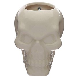 Ceramic Skull Garden Wall Planter