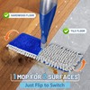 Papclean Spray Mops for Floor Cleaning: Double Sided Wet Dry