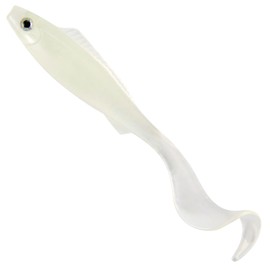 Dr.Fish 20 Pack Grub Soft Fishing Lures 3.7" Minnow Swimbaits Plastic Baits Bass Shad Lures Worm Bait for Trout Walleye Pike Sand EEL Luminous