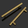 LONTAN 12 Pack Gold Cupboard Handles 128mm Gold Kitchen Handles