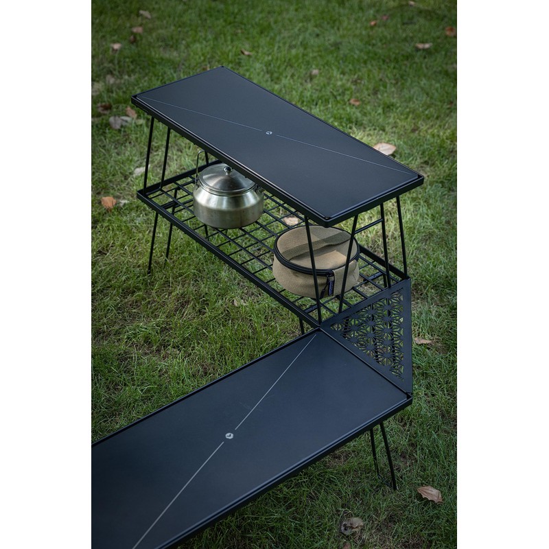 CAMPING MOON T-229-6C-2P Minimalist Rack for Connecting, Corner Extension, Aluminum