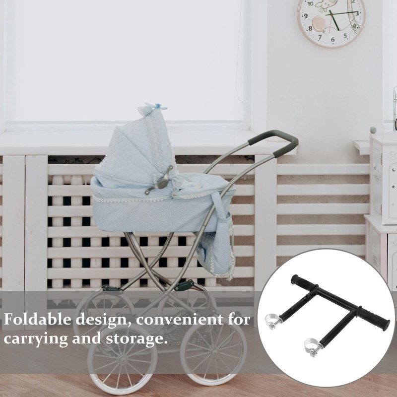 TOGEVAL Pram Handle Extension, Universal Handlebar Extension for Pushchair, Pram