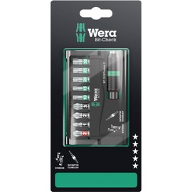 Wera Bit-Sortiment, Bit-Check 10 BiTorsion 3 SB, 10-teilig, 05073418001, 18 x 7.5 x 0.4 cm
