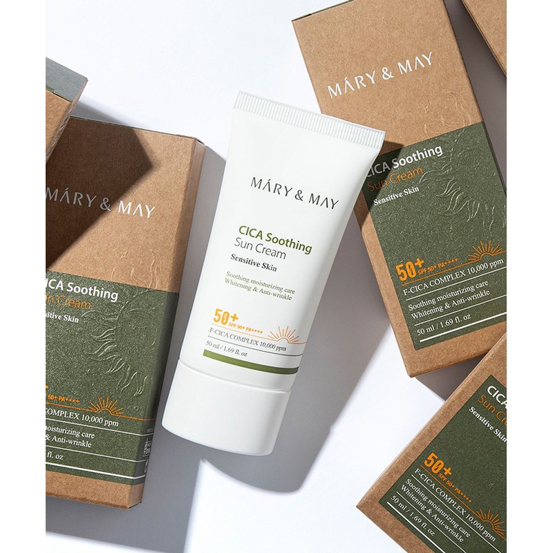 Marienmay Vegan Cica Soothing Sunscreen SPF50+ PA++++ 50ml