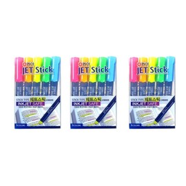 Donga Inkjet Safe Jet Stick Solid Gel Highlighter 3packs
