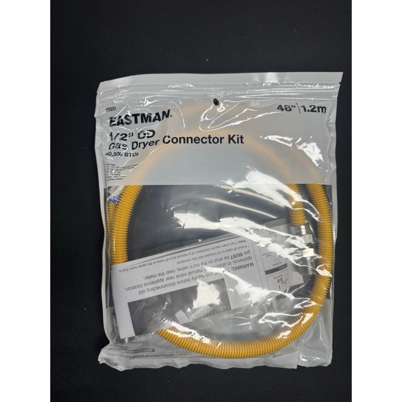 Eastman 65531 EASTMAN 1/2" OD GAS DRYER CONNECTOR KIT 60,500