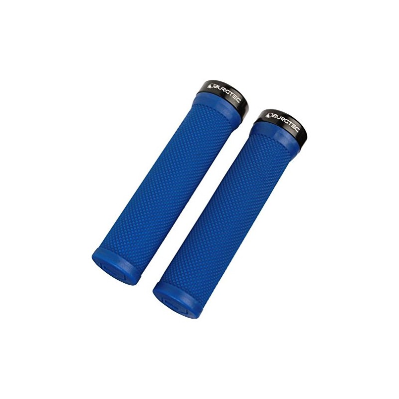 Burgtec Bartender Grips Bike Bicycle Handlebar Grips, Blue, One Size