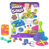 Kinetic Sand, Squish N’ Create Playset with 13.5oz Blue, Yellow