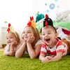 SEWACC Chicken Headband, Pack of 4 Rooster Headband, Plush Toy