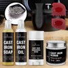 Culina Cast Iron Seasoning Stick Soap Oil Conditioner Restoring Scrub