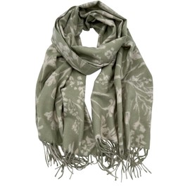 Txmout Scarf for Women Super Soft Classic Womens Scarfs Cashmere Scarves Pashmina Shawls and Wraps for Evening Dresses (Green)