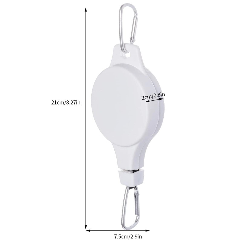 Haakong 6 Pcs Retractable Plant Hanger, Easy Reach Plant Pulley