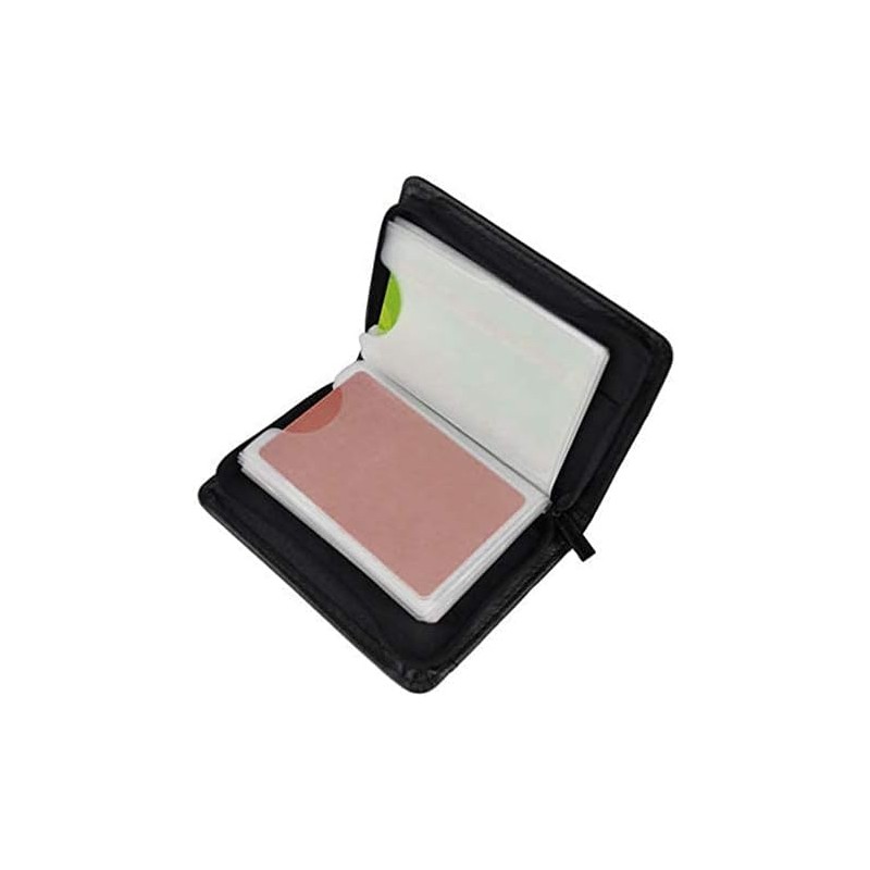 Men's Zipper Wallet with 36 Card Slots - RFID Blocking