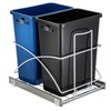 Home Zone Living 15.3 Gallon Pull Out Under Cabinet Trash