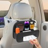 FLORICH 5-in-1 Car Backseat Organizer, Premium Leather Headrest Seat Back