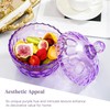 kanpura Large Glass Candy Jar with Lid, Cookie Jar Food