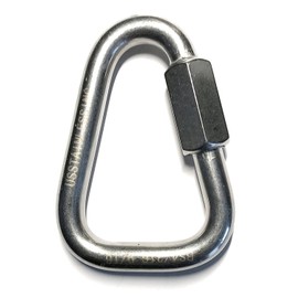 Stainless Steel 316 Delta Quick Link 9/16" Marine Grade Triangle