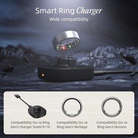Ring Charger Size 9, Ring Charger Station, Ring Battery Charger, Smart Ring Charging, Charger for Smart Ring, Anillo Inteligente Charging, Smart Ring Charger, Fitness Ring Charger