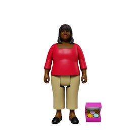 Super7 Parks and Recreation Donna Meagle - 3.75" Parks and Rec Action Figure with Accessory Classic TV Show Collectibles and Pop Culture Toys