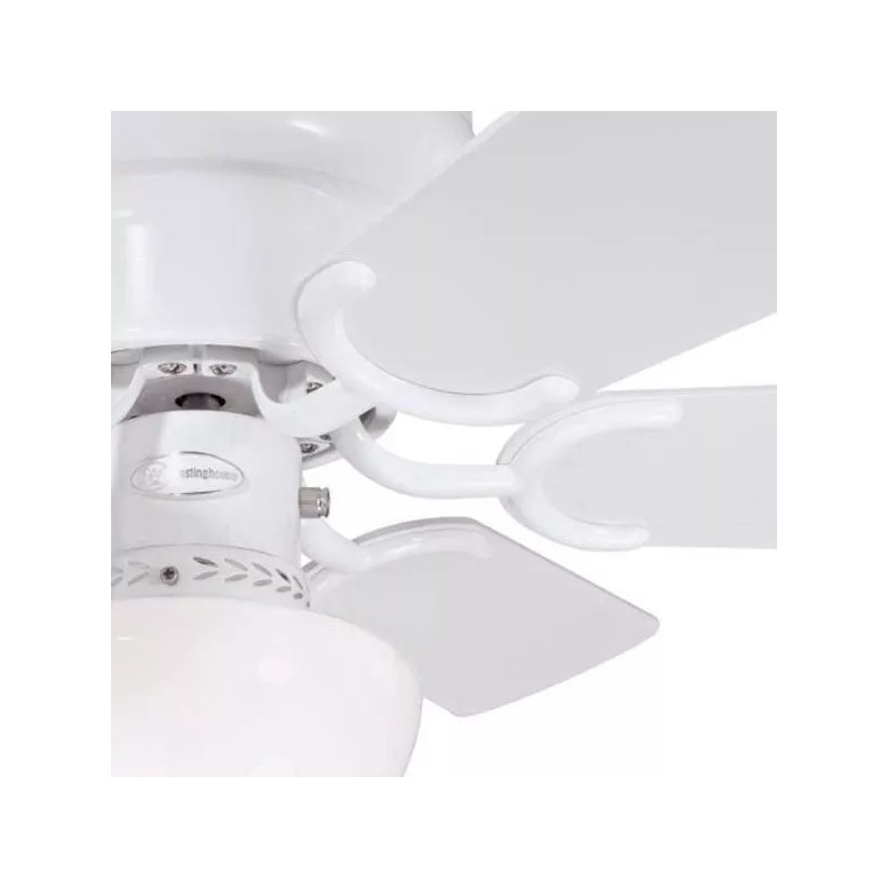 Westinghouse Petite 30 Inch White Ceiling Fan with LED Light