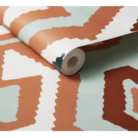 Opalhouse designed with Jungalow Global Geo Terracotta Removable Wallpaper