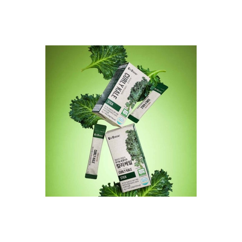 Delvemi Daily Organic Freeze-Dried Curly Kale Stick 2g 14 Sachets