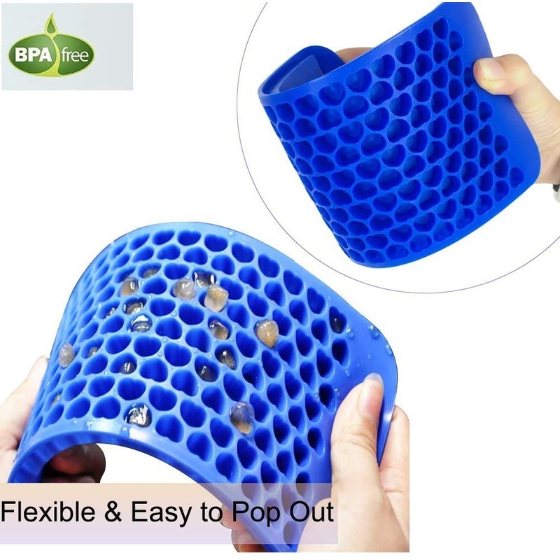 150 Grids Small Silicone Ice Cube Trays Mini Heart Shaped