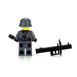Battle Brick German WW2 Anti-Tank Soldier Custom Minifigure