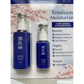 KOSÉ KOSE SEKKISEI Emulsion Moisturizer 4.7oz+2.3oz/ New In Box Sealed