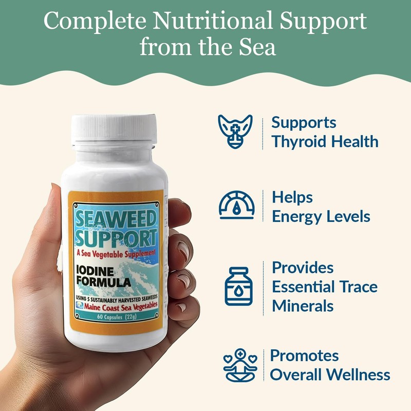 Maine Coast Sea Vegetables Seaweed Support Iodine Formula | Source