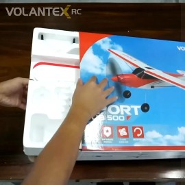 Volantex US Volantex Sport Cub RC Airplane 2.4G 4CH Remote 6Axis Gyro Stunt RTF Aerobatic