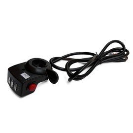 24V/36V/48V E-Bicycle Thumb Throttle Handle Bar Grips Gas Twist Throttle Electric Scooter Invisible Speed Controller for Thumb (24V)
