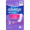Always Discreet Adult Incontinence Pads for Women, Drier, 3 Drop